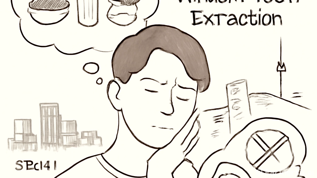 사랑니 발치 후 식…