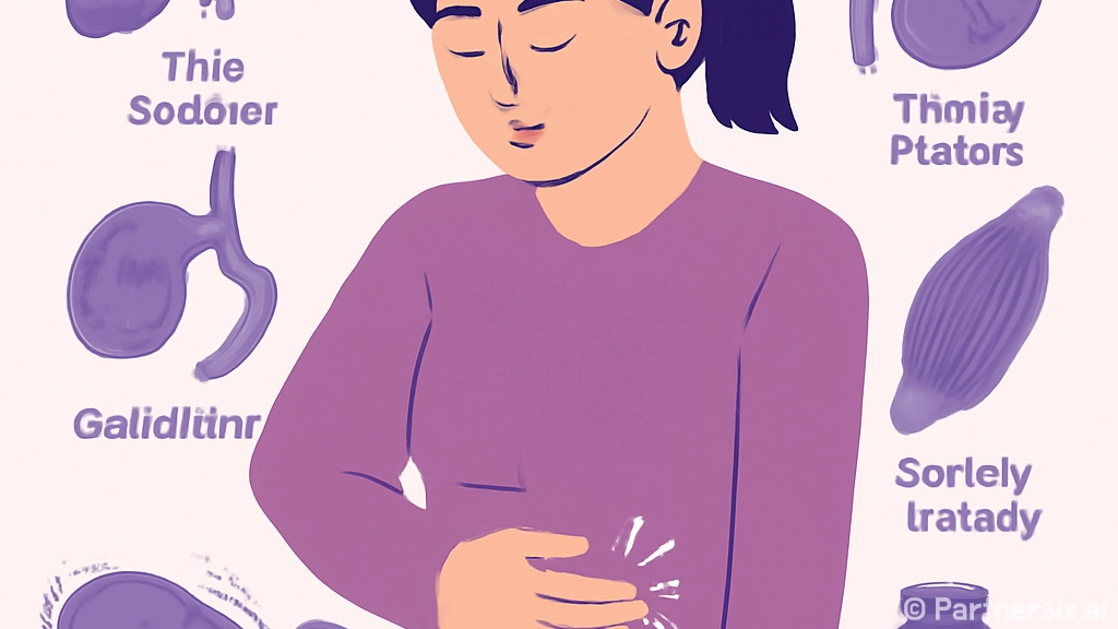 오른쪽 옆구리 통증…