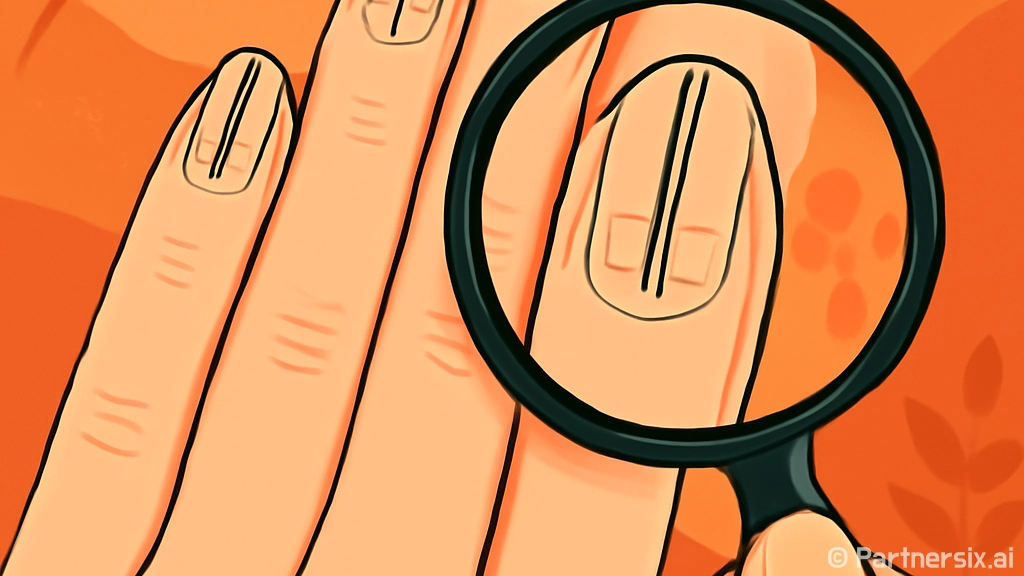 손톱에 나타나는 검…