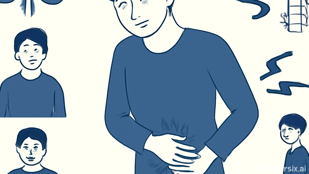 왼쪽 옆구리 통증을…