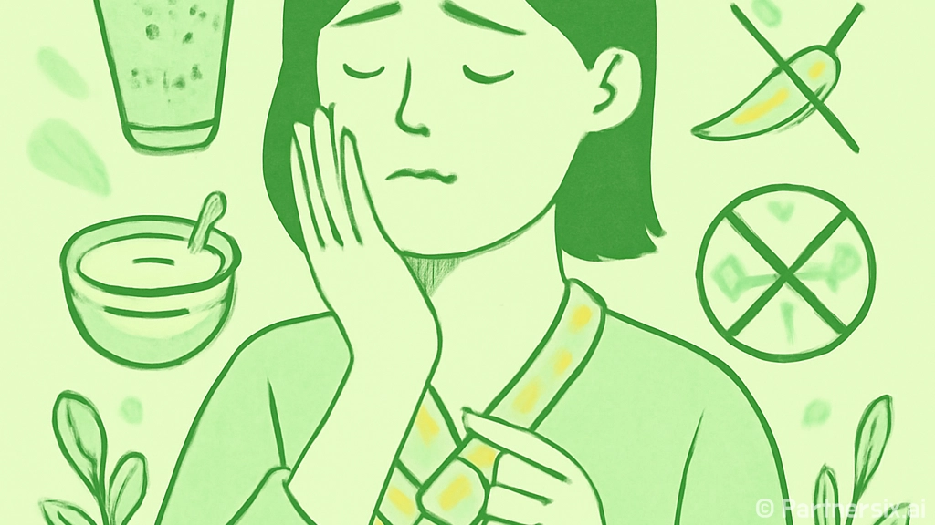 사랑니 발치 후 식사 시 주의할 점과 권장 식단