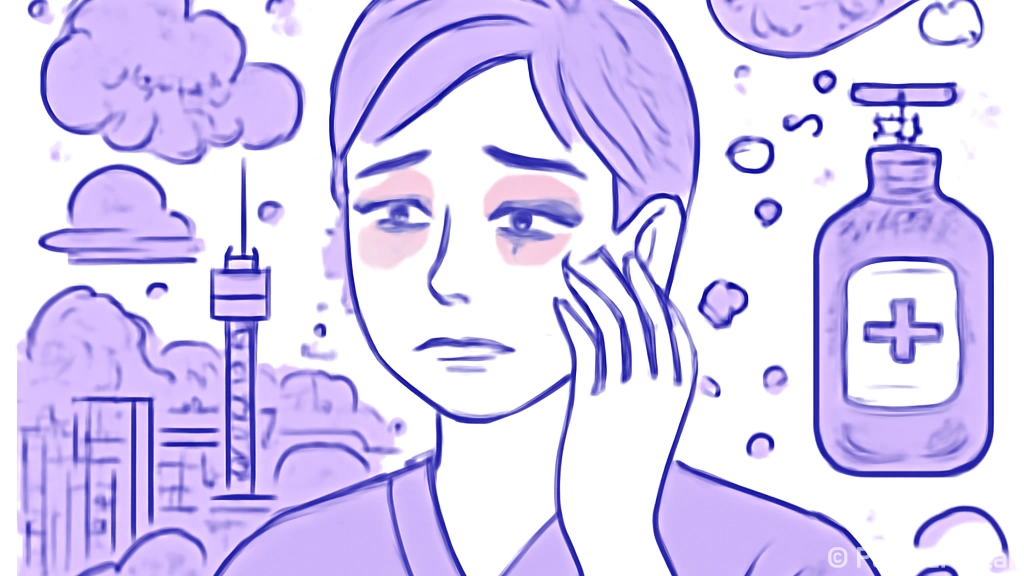 중국 눈병을 예방하…