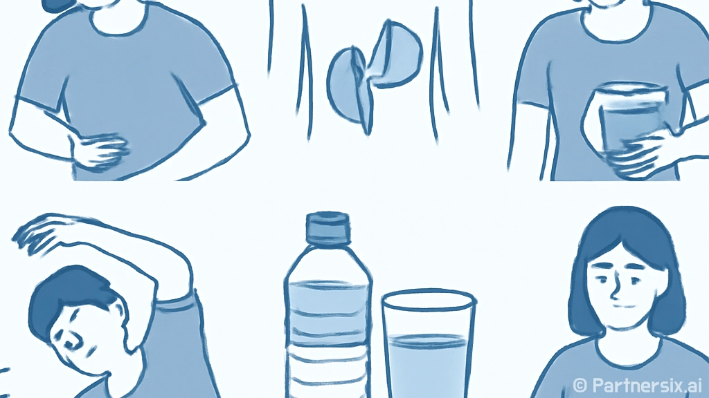 왼쪽 옆구리 통증을…