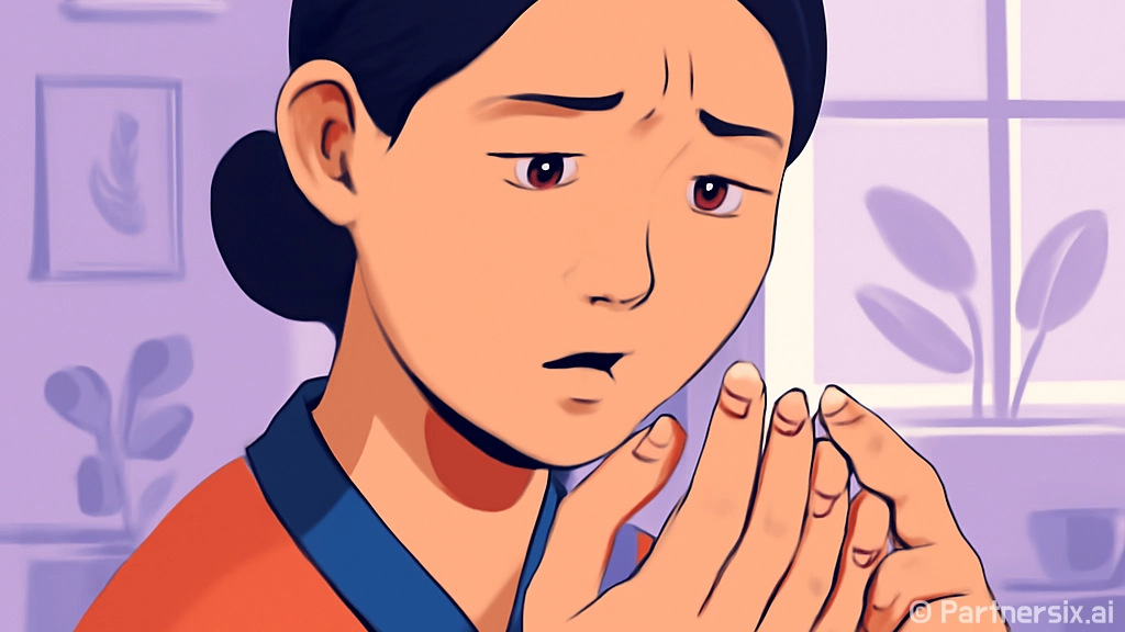 손톱에 검은 세로줄…