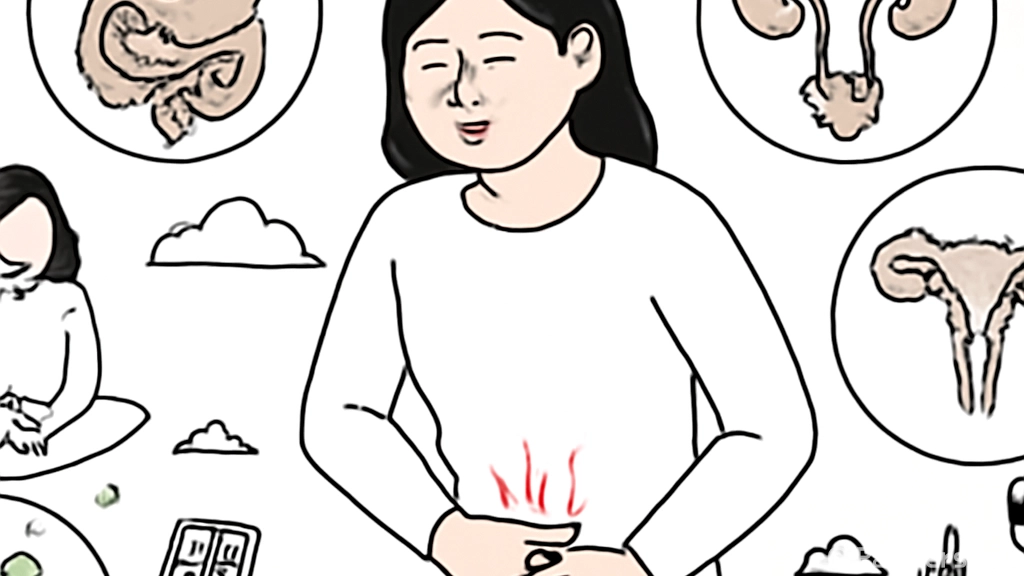 왼쪽 아랫배 통증을…