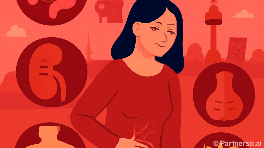 왼쪽 옆구리 통증의…