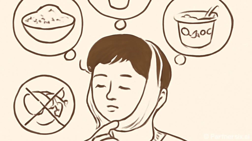 사랑니 발치 후 식…
