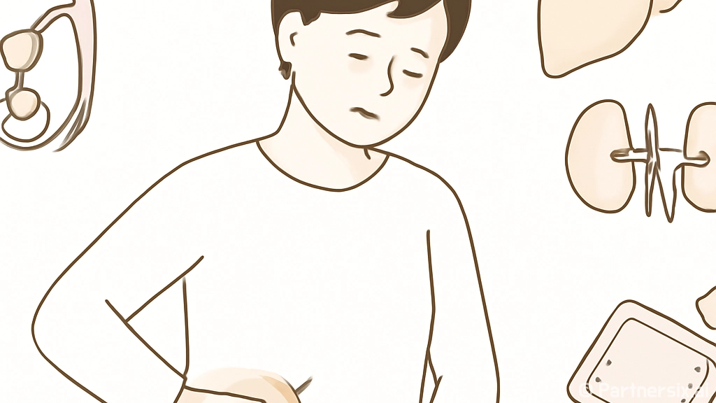 오른쪽 옆구리 통증…