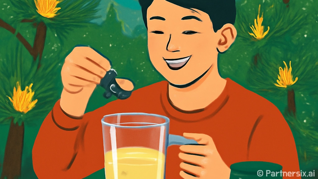 송화가루로 건강을 …