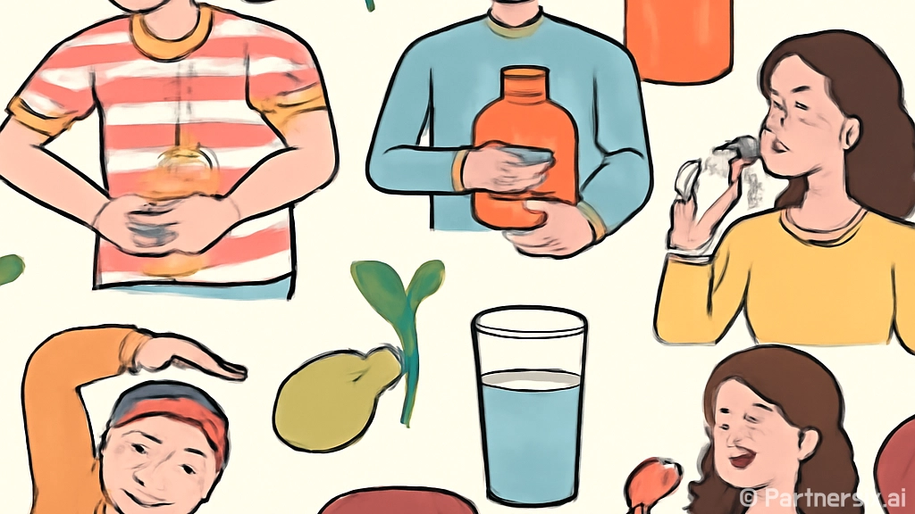 오른쪽 옆구리 통증…