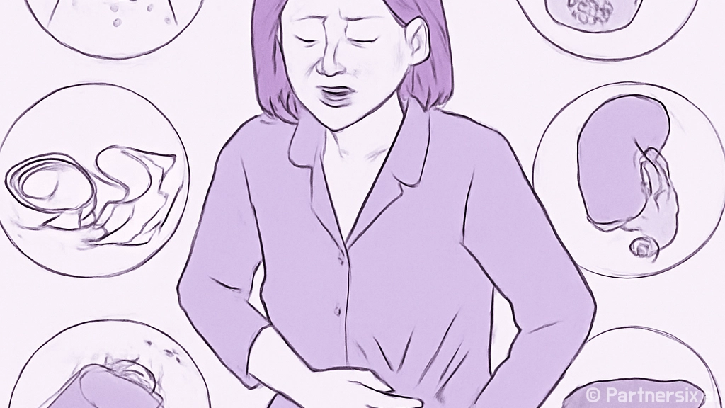 오른쪽 옆구리 통증…