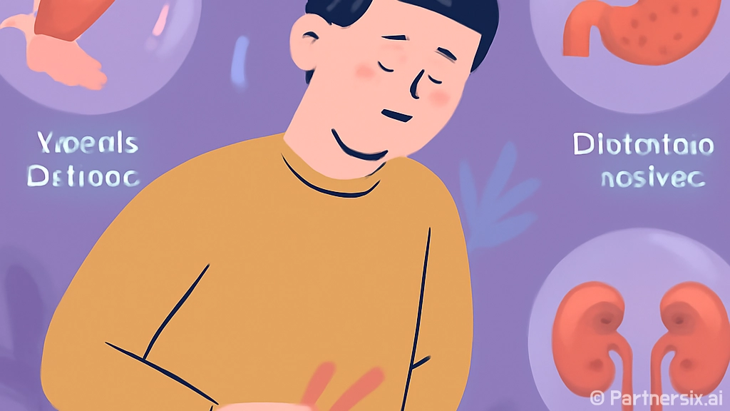 왼쪽 옆구리 통증을…