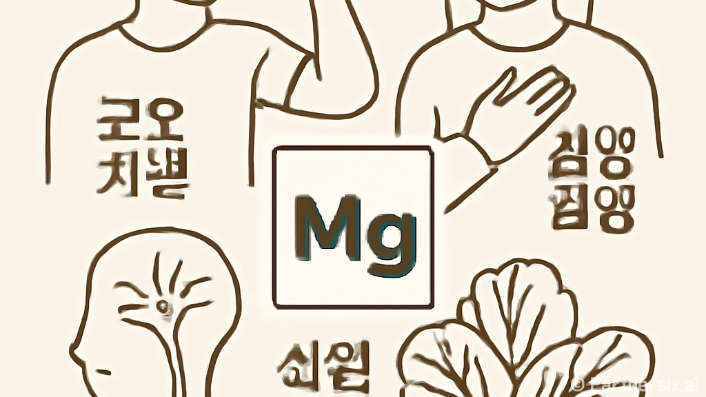 마그네슘의 효능을 …