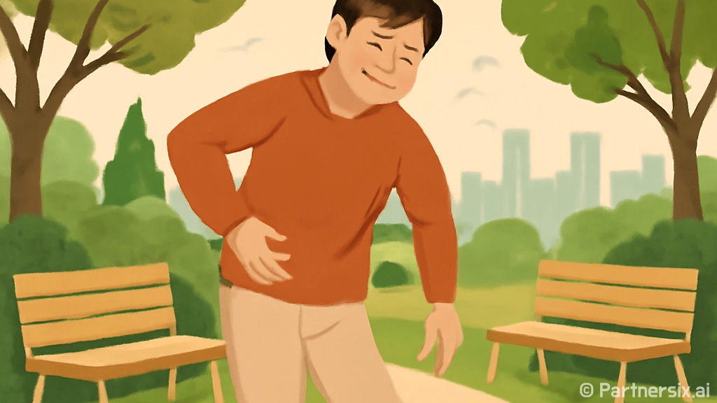 오른쪽 옆구리 통증…