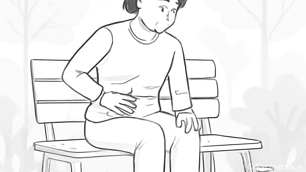 왼쪽 옆구리 통증,…