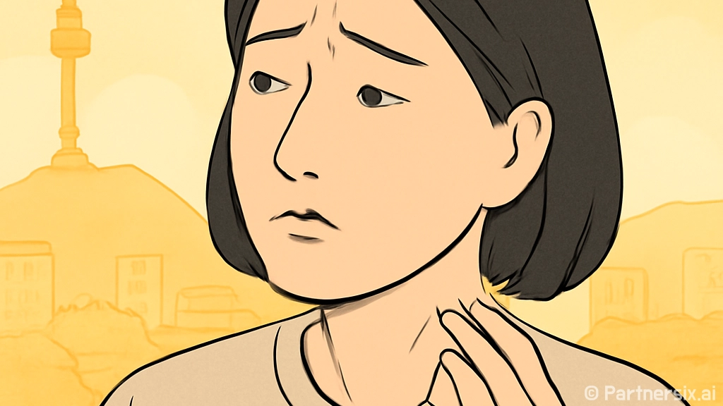 목이나 겨드랑이에 …
