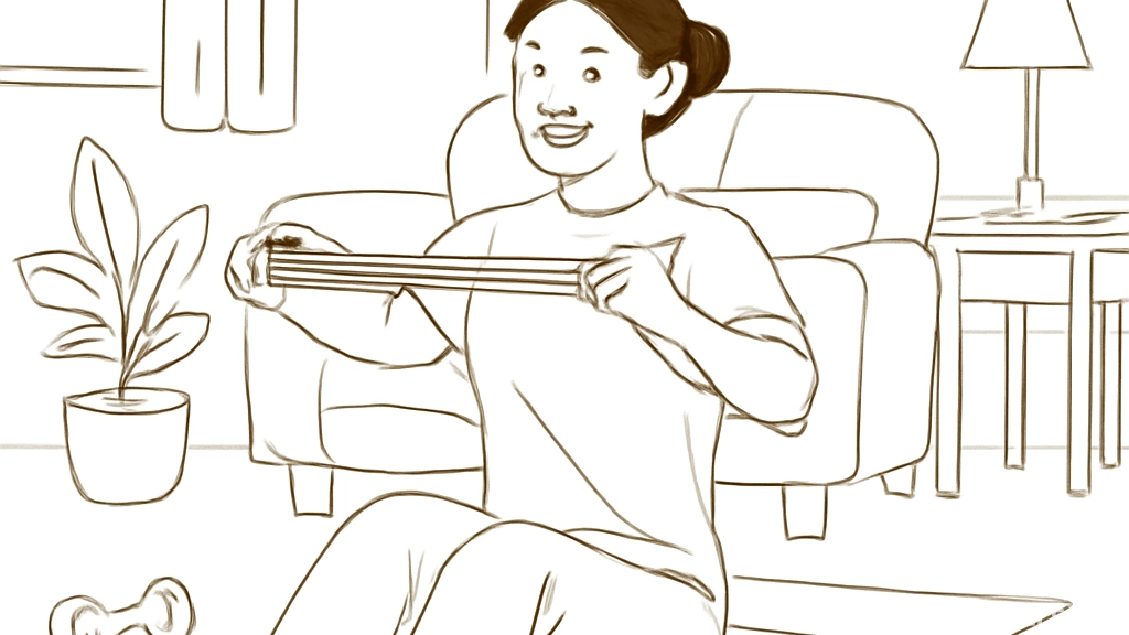 홈트레이닝, 집에서…