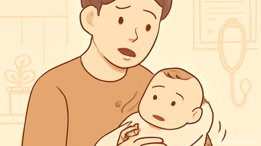 아기가 파라파라 떠는 것처럼 보이는데 괜찮을까요?