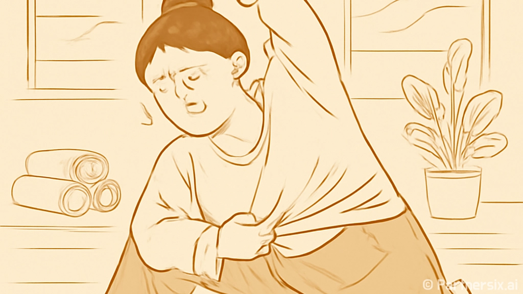 요가복, 몸에 꼭 …