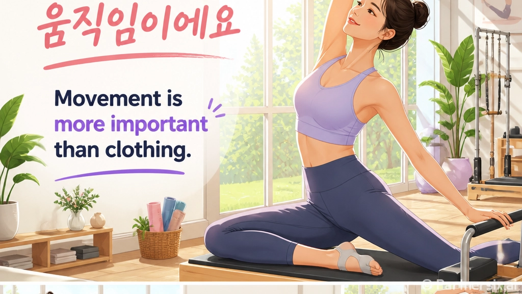 필라테스옷, 몸에 …