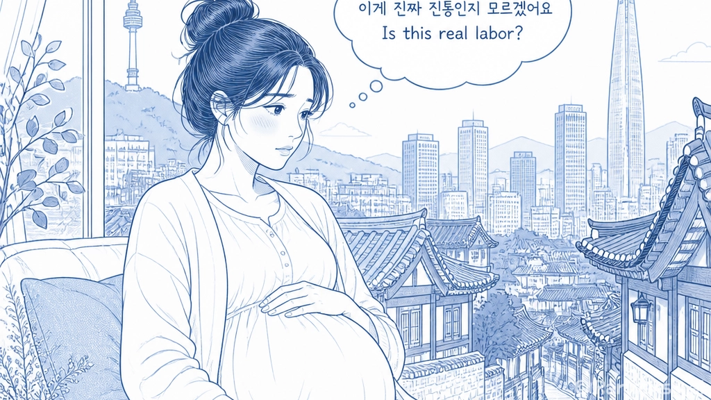출산이 가까워졌다는…