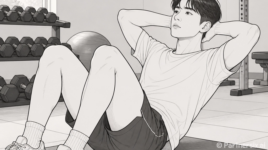 뱃살빼는운동, 윗몸일으키기만 열심히 하면 될까요?