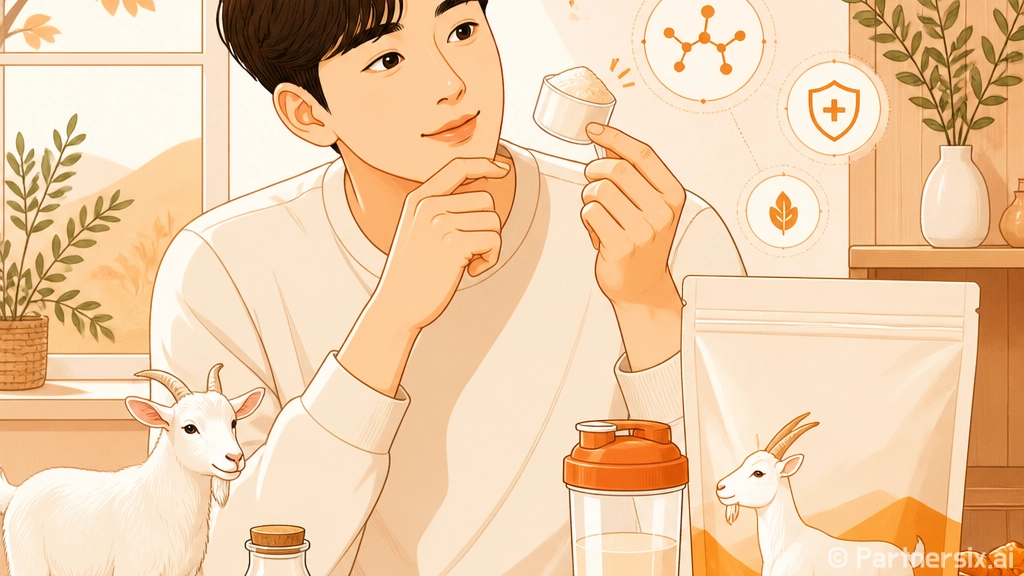 산양유단백질, 우유 단백질보다 속이 편할까요?