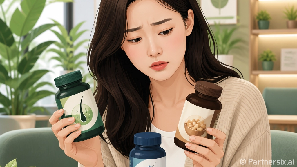 머리영양제, 정말 먹으면 머리카락이 덜 빠질까요?