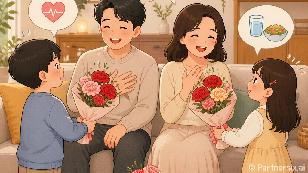 카네이션 프롬프트, 부모님께 어떤 말을 건네면 좋을까요?
