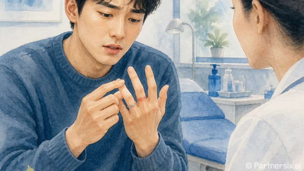 쇼파드 아이스큐브 반지를 매일 끼면 손 건강은 괜찮을까요?