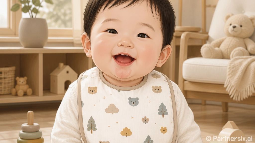 보엔 빕 쓰면 아기…