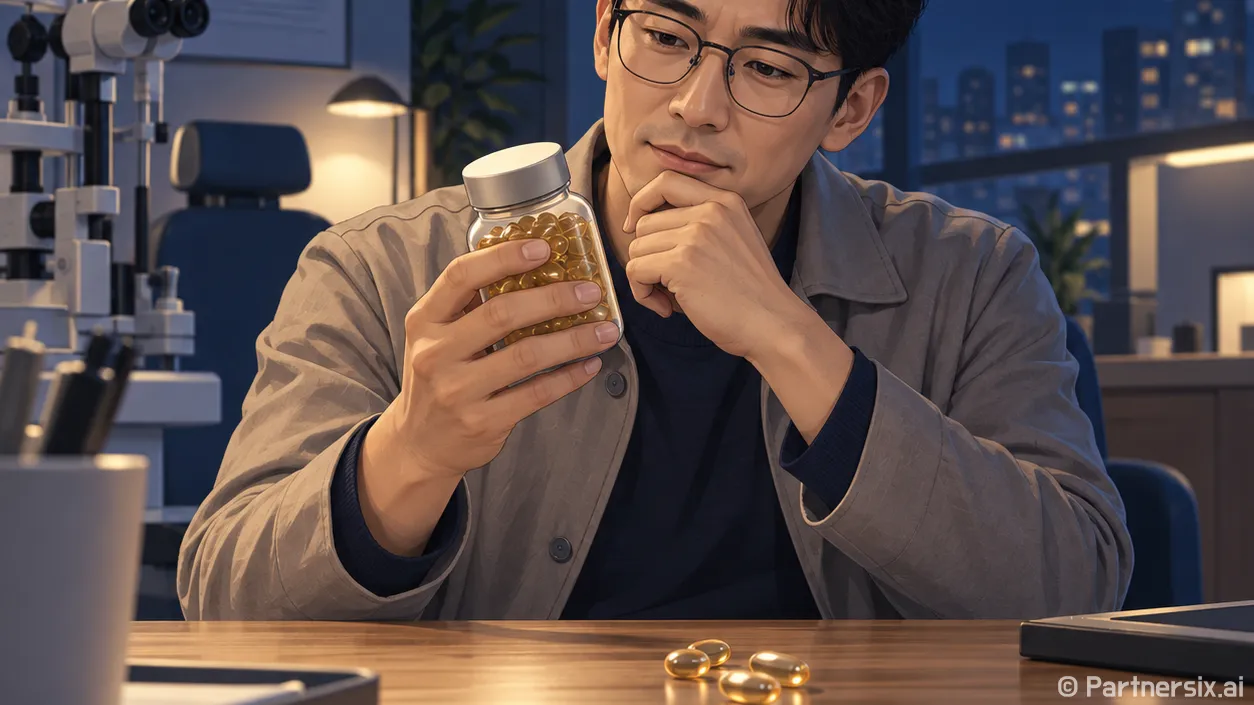 눈건강영양제, 눈이 피곤할 때도 먹어야 할까요?