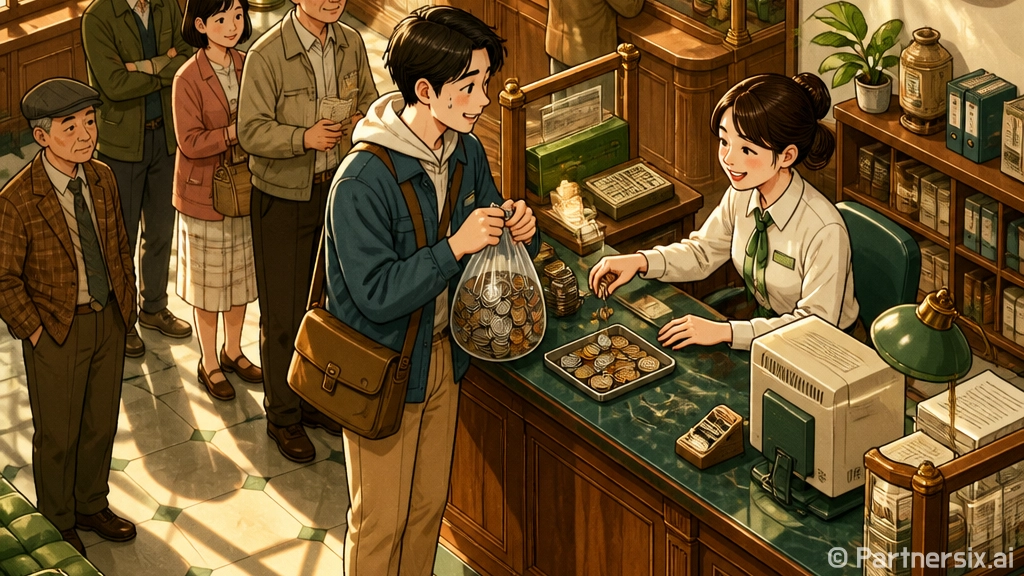 동전교환 하려면 이…