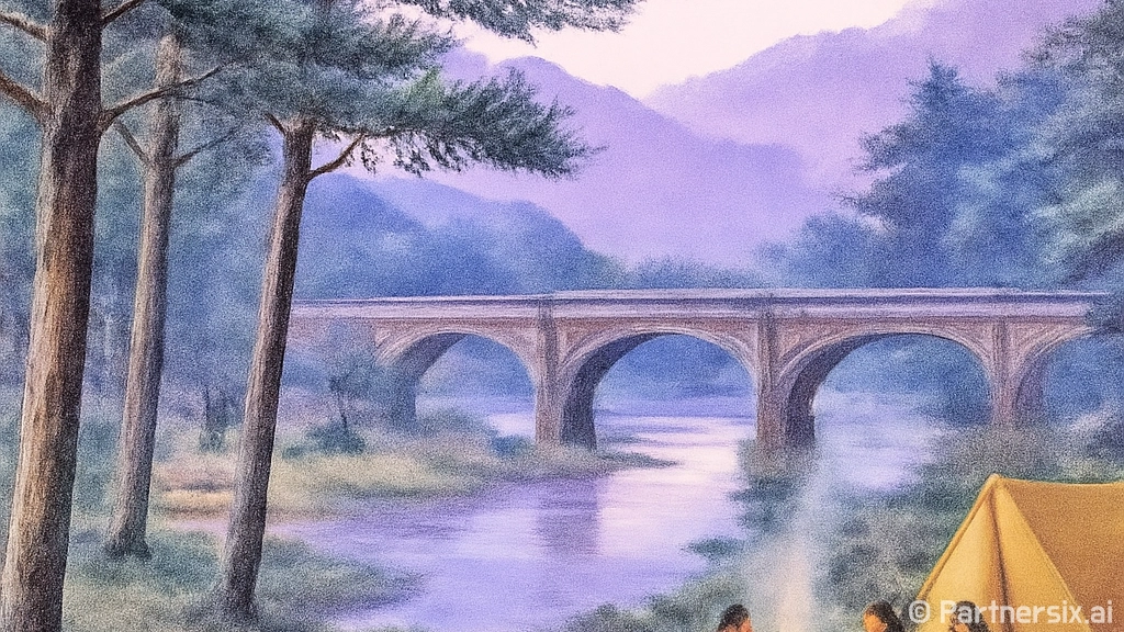 충북 영동 송호관광지 캠핑과 산책의 명소