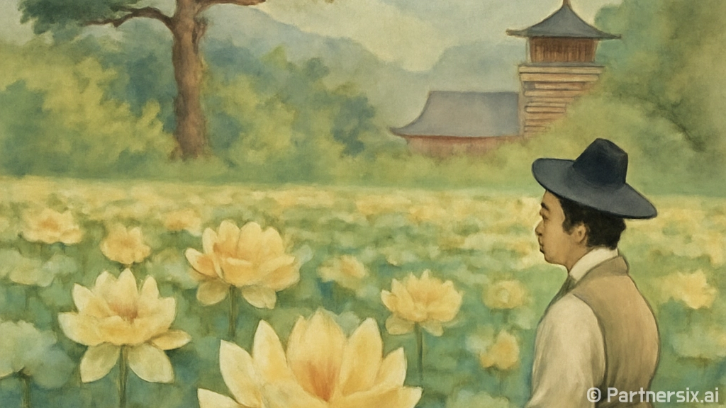 속리산 연꽃단지, …