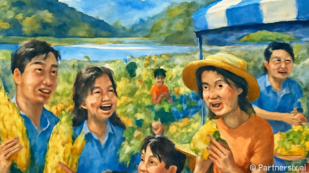 충북 옥천 옥수수 감자 축제 현장