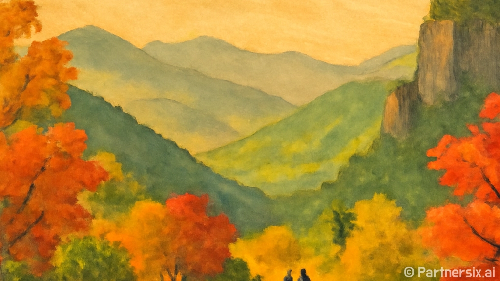 하늘재 가을 풍경과…