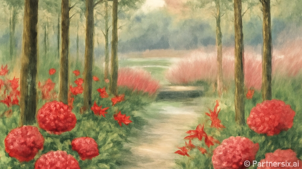 동화 속 정원에서 만난 힐링의 시간