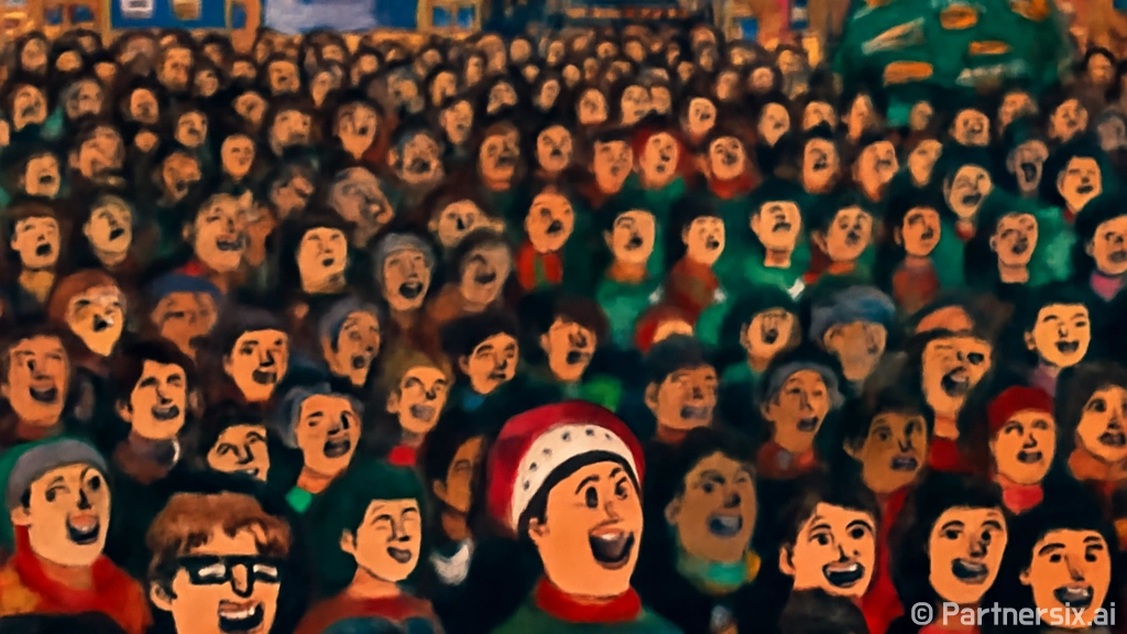 도심 속 플래시몹 …