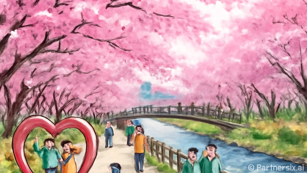 4km 꽃터널 산책…