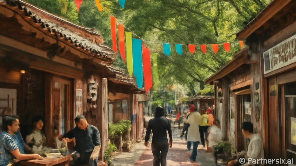 청주 대성동 골목 …