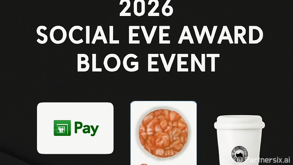 2026 소셜아이어워드 블로그 이벤트 당첨자 발표