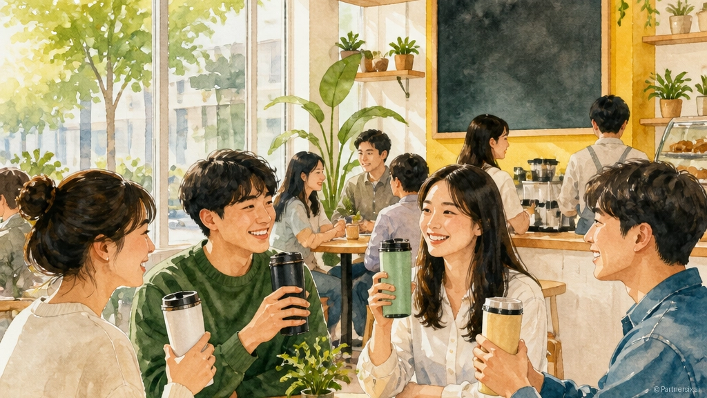 텀블러로 청주페이 적립, 에코슐랭 카페 주목