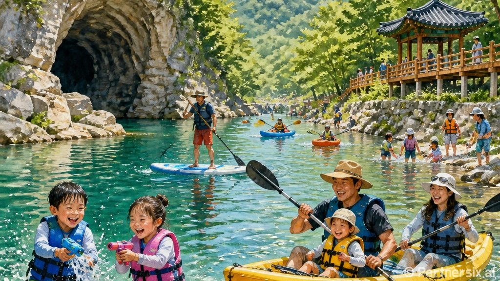 청주 옥화구곡서 즐…