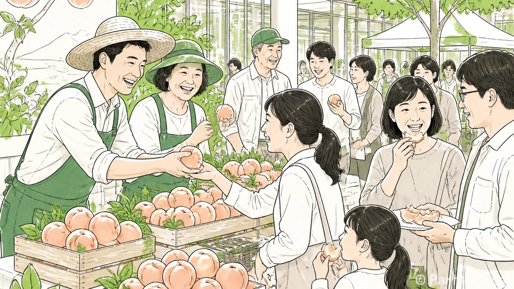 옥천 복숭아, 대전…