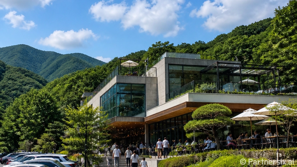 충주 커피박물관에서…