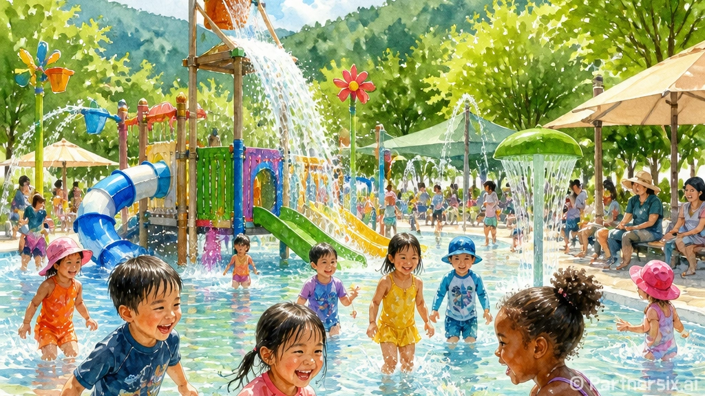 보은 뱃들공원 물놀…