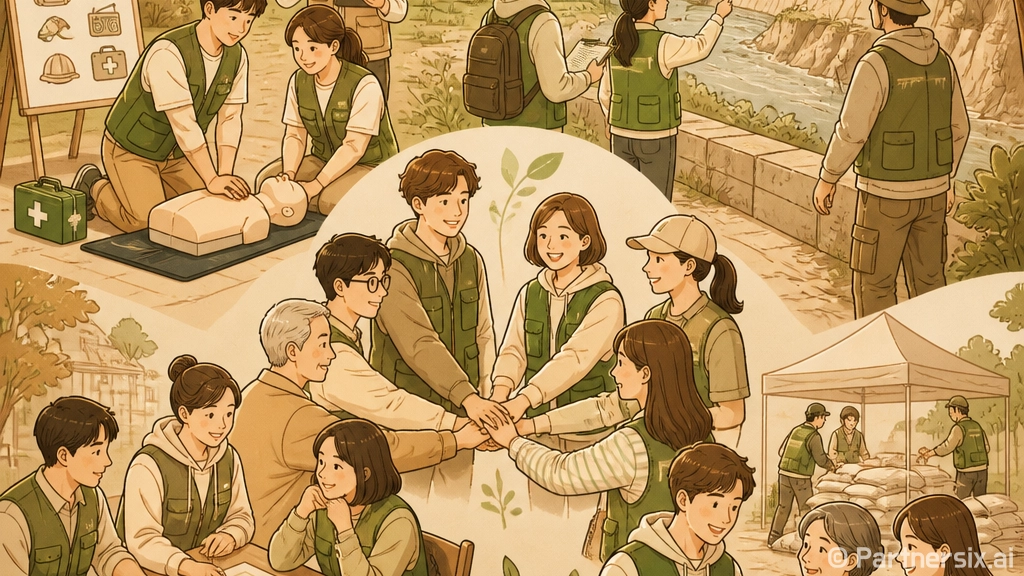 괴산군 지역자율방재단 단원 모집 시작