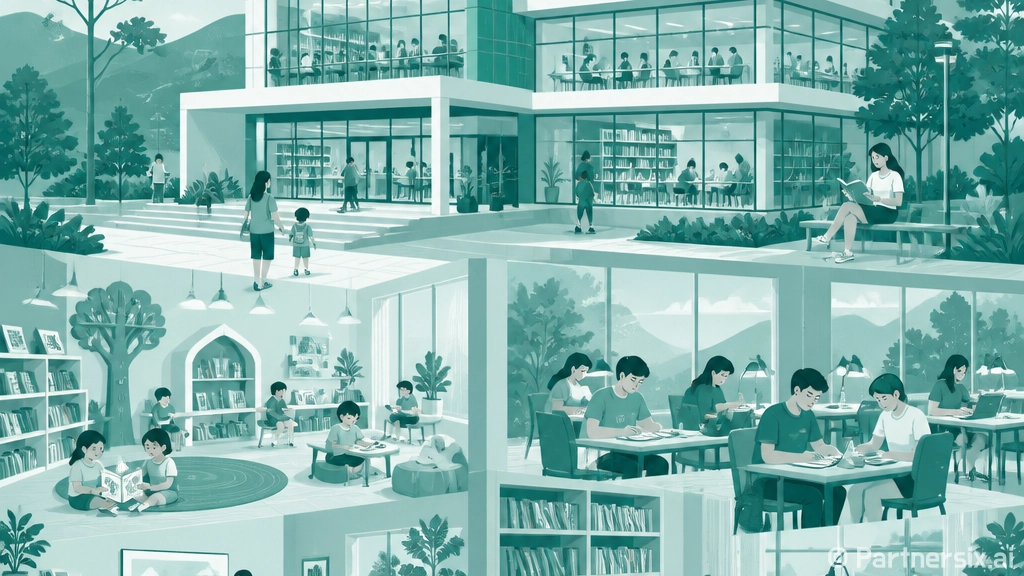 괴산 도서관에서 즐…