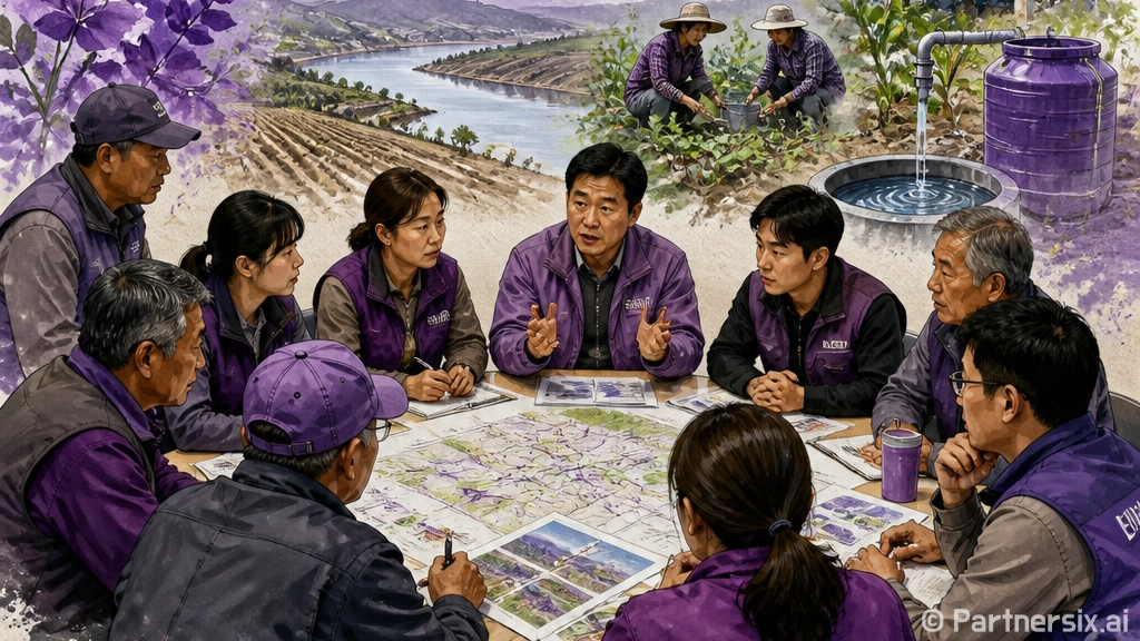 옥천군, 가뭄 대비 방재단·이장 회의 개최